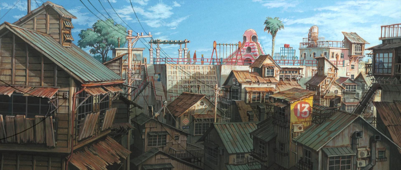 Illustration for article titled Background Art From Tekkonkinkreet Is Beautiful And Haunting
